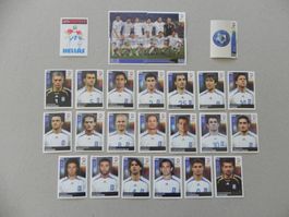 Panini Fussball EM 2008 Griechenland 26 Stück Nr. 358 - 383