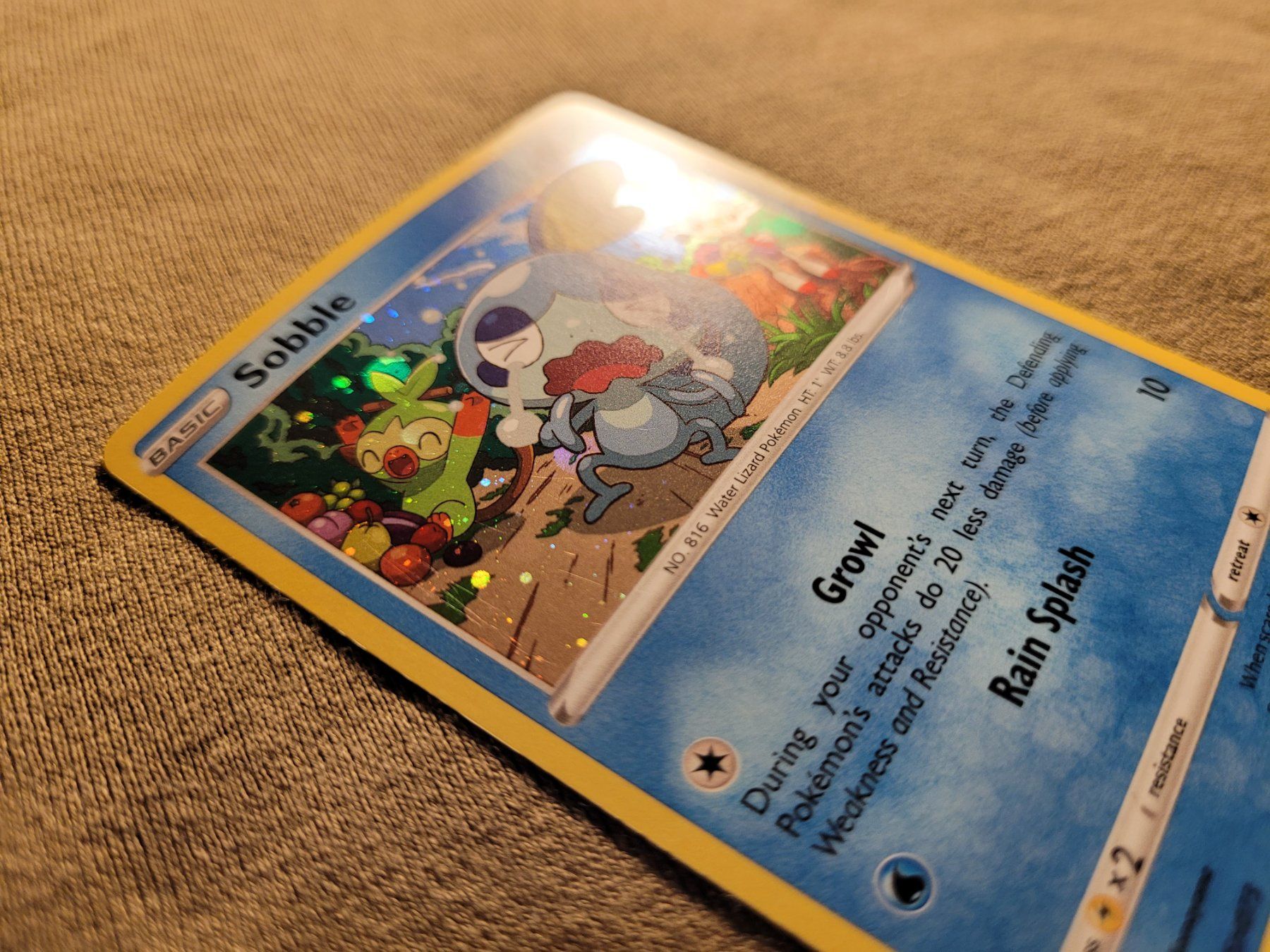 Pokémon Carte collezionabili: Sobble SWSH073 (EN) Holo – Usato da Grindelwald venduto da lego9 1