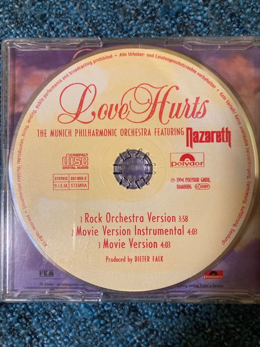 CD: The Munich Philharmonic Orchestra - Love Hurts – Usato da Lützelflüh-Goldbach venduto da Deiv4 2