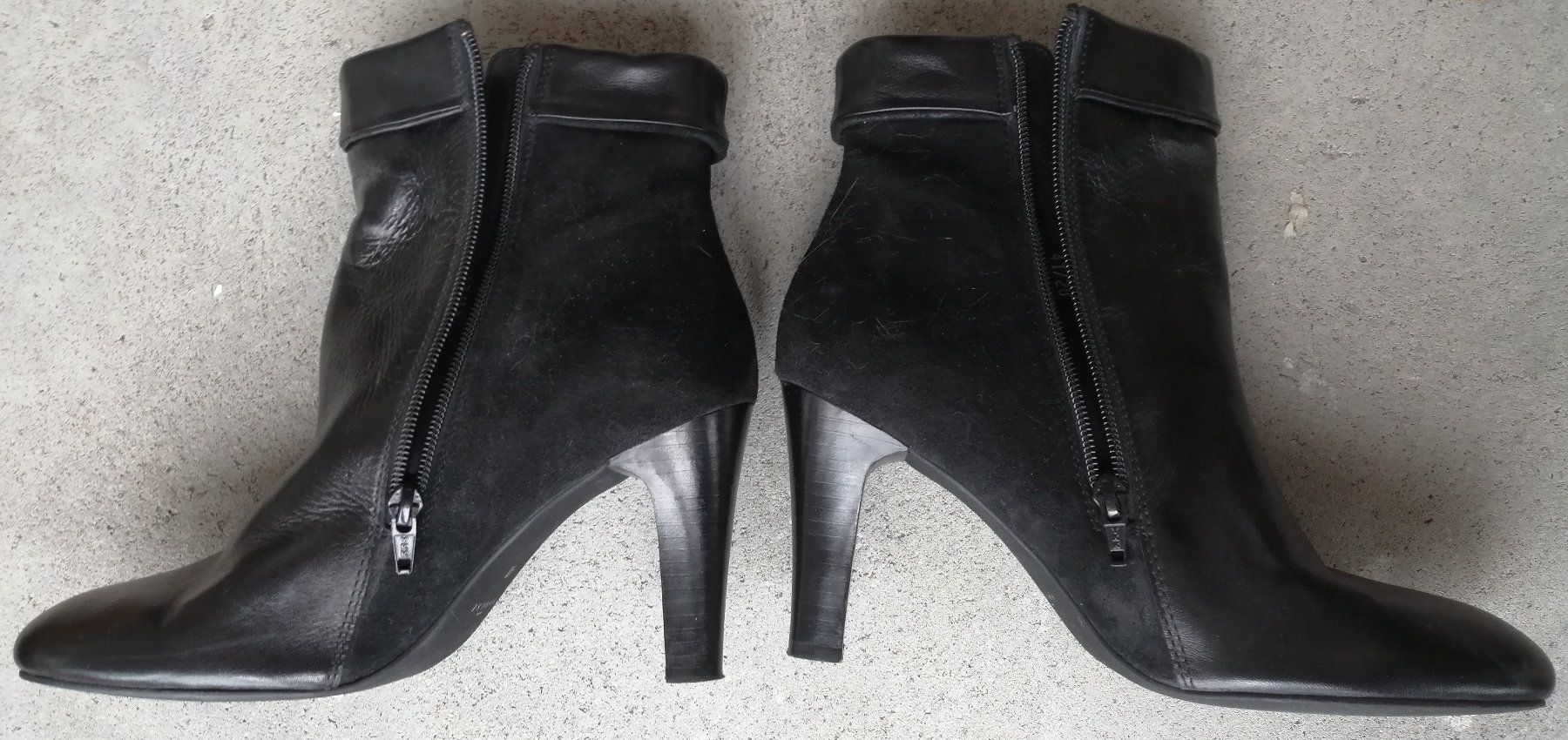 Damenschuhe: Schwarze Stiefeletten, Grösse 41, Herbst, Top – Gebraucht aus Schaffhausen von Domifran 2