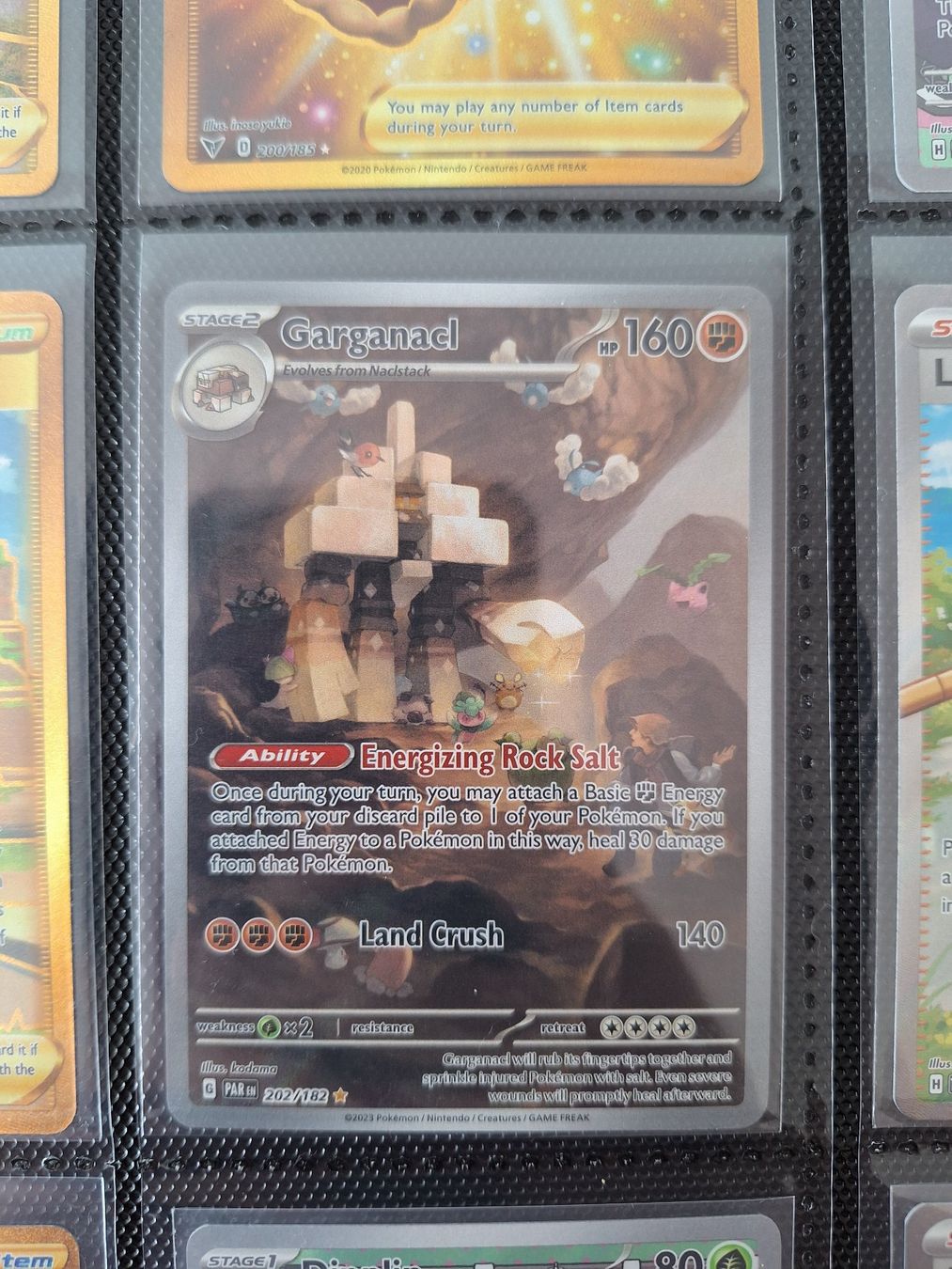 Pokémon Carte collezionabili: Garganacl - Illustration Rare – Usato da Altstätten SG venduto da GGsGameshop