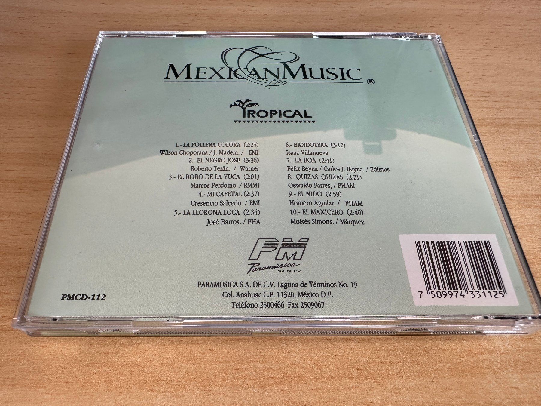 CD: Mexcican Music - Tropical – Usato da Rikon im Tösstal venduto da Alpenmutz 1