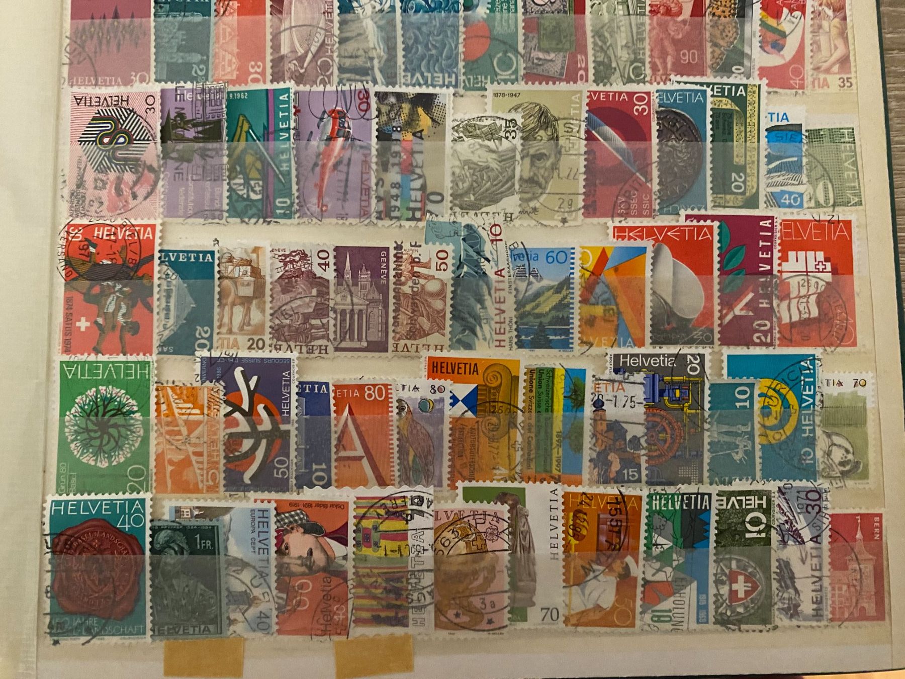 Tous les timbres: Briefmarken  Schweiz diverse Motive 100 stuck – D'occasion à matten b. interlaken par jfran17 5