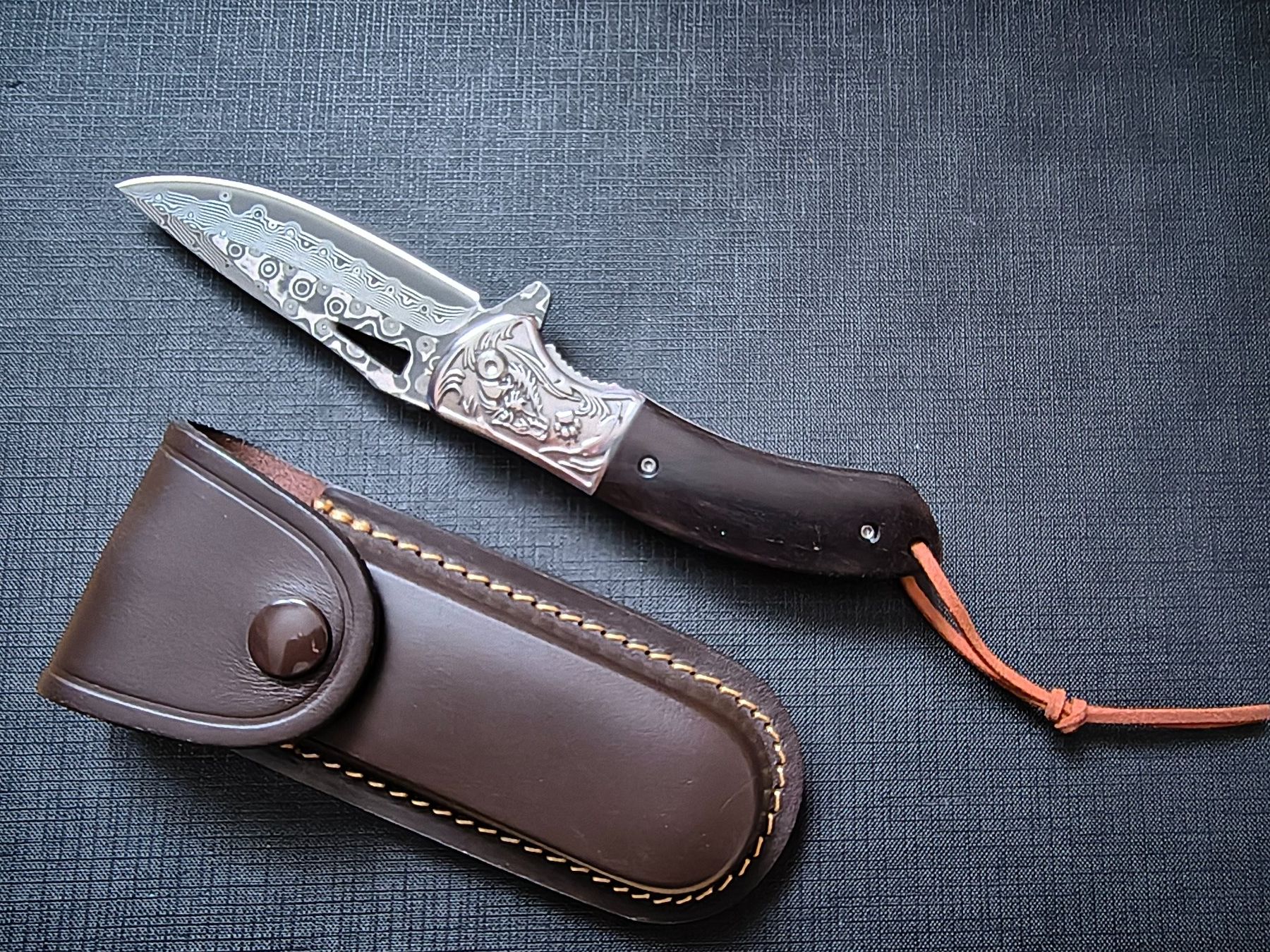 Aitor Knives Coltelli tascabile: Taschenmesser Wolf Motiv – Nuovo e nell'imballaggio originale da Kägiswil venduto da Pz711 1