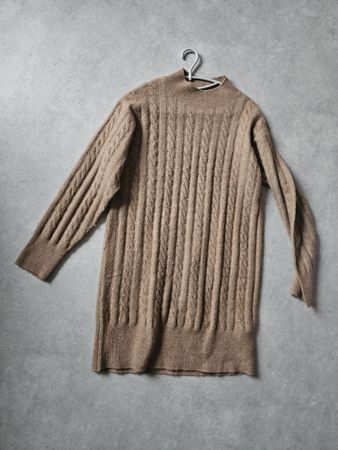 Robe pull en tricot chaud taille L
