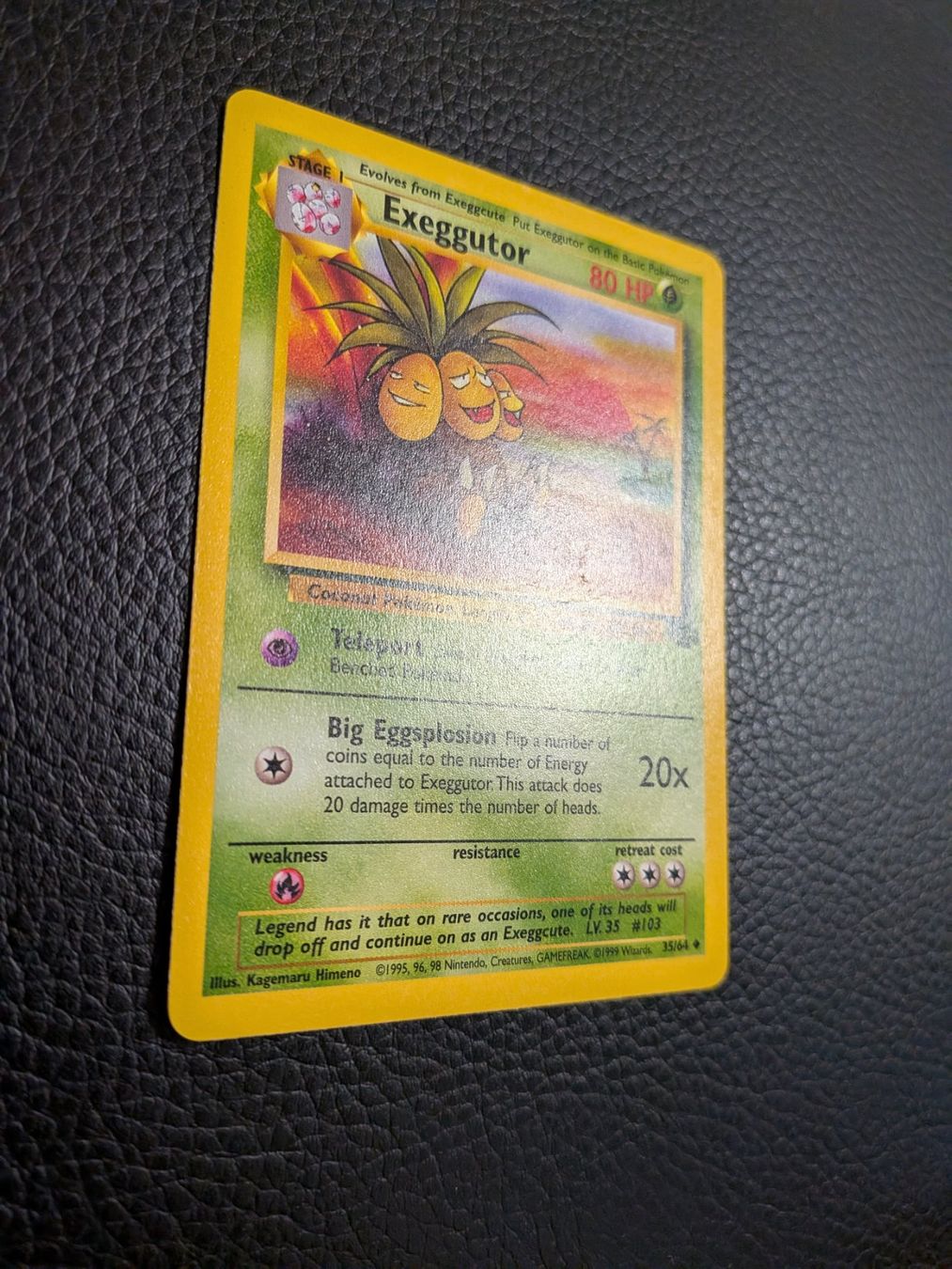 Pokémon Carte collezionabili: Jungle Exeggutor 35/64 Ab 1 – Usato da Paradiso venduto da Pkmn10 1
