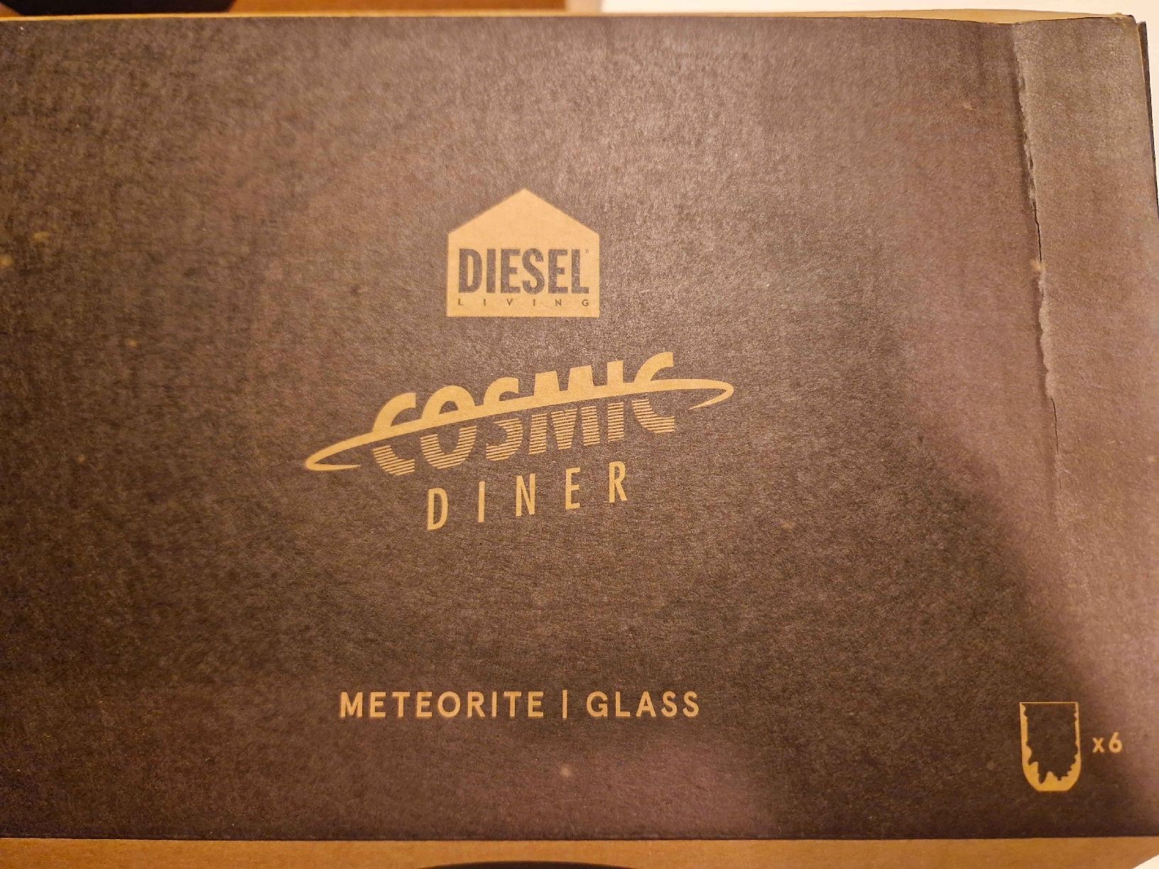 Bicchieri: Diesel Cosmic Diner Meteorite Glasses x6 – Nuovo e nell'imballaggio originale da Zürich venduto da MarianaMoore 1