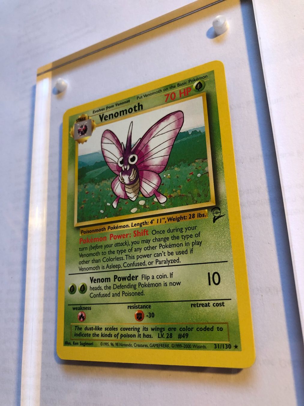 Carte collezionabili: Venomoth (rare) base set2 - MINT - ab 1.- – Usato da Giubiasco venduto da dan_pr8b 2