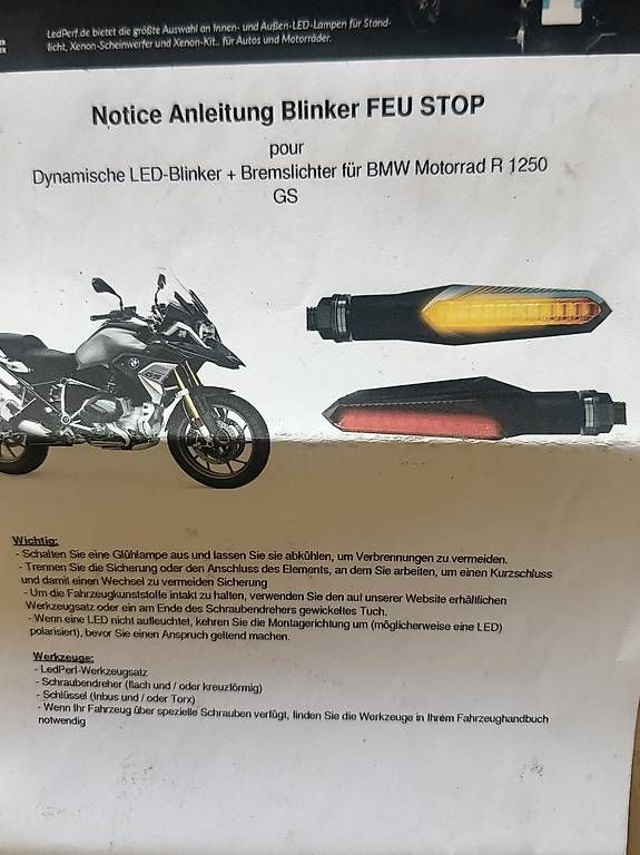 Fari: Blinker für BMW GS – Usato da Birsfelden venduto da tourismo7129
