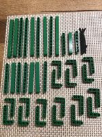 Lego Technik 42008 grüne runde Lochbalken
