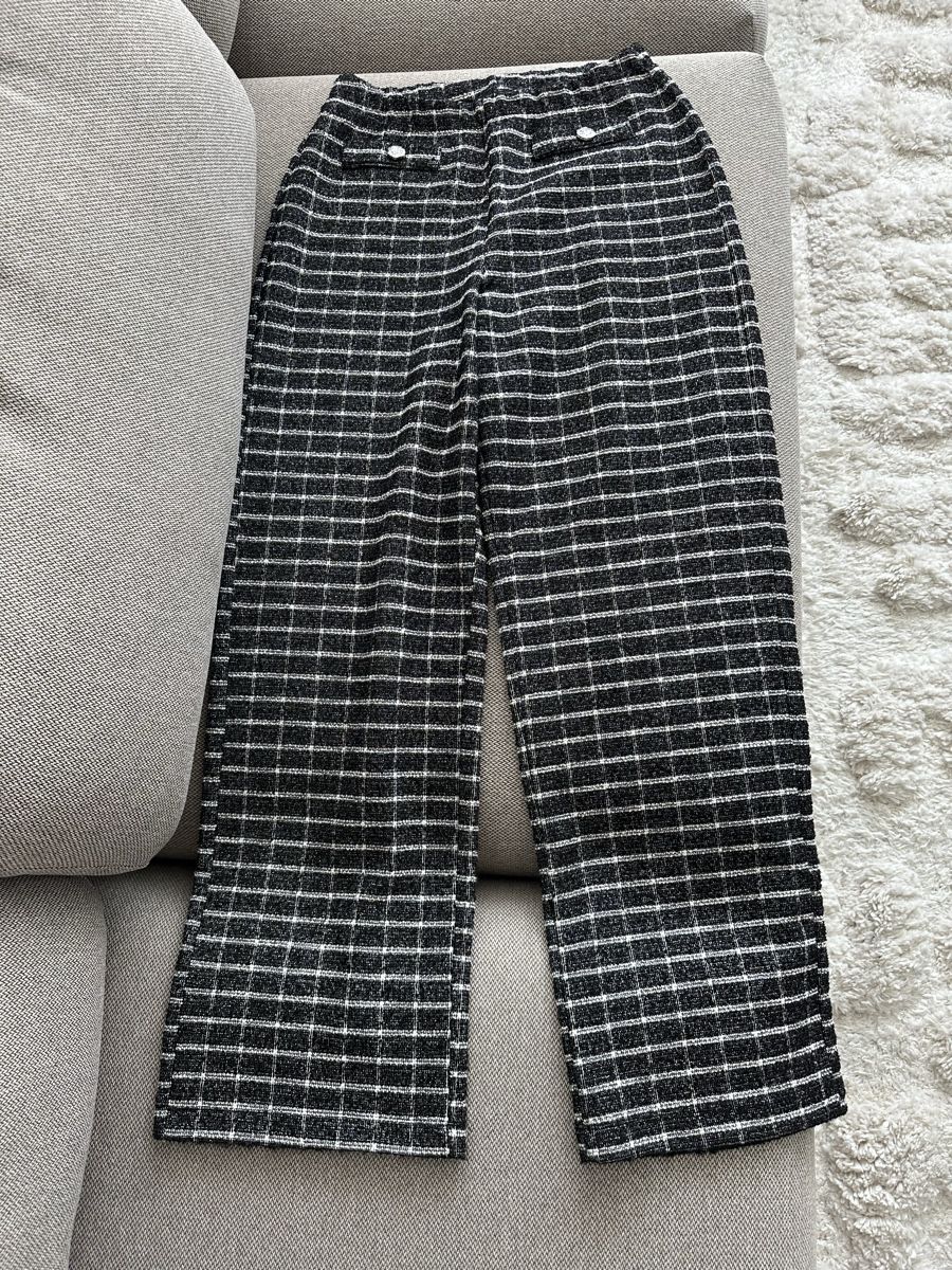 H&M Pantaloni: Trendige karierte Hose, Grösse M – Nuovo (secondo la descrizione) da Dübendorf venduto da Magis_Stuff