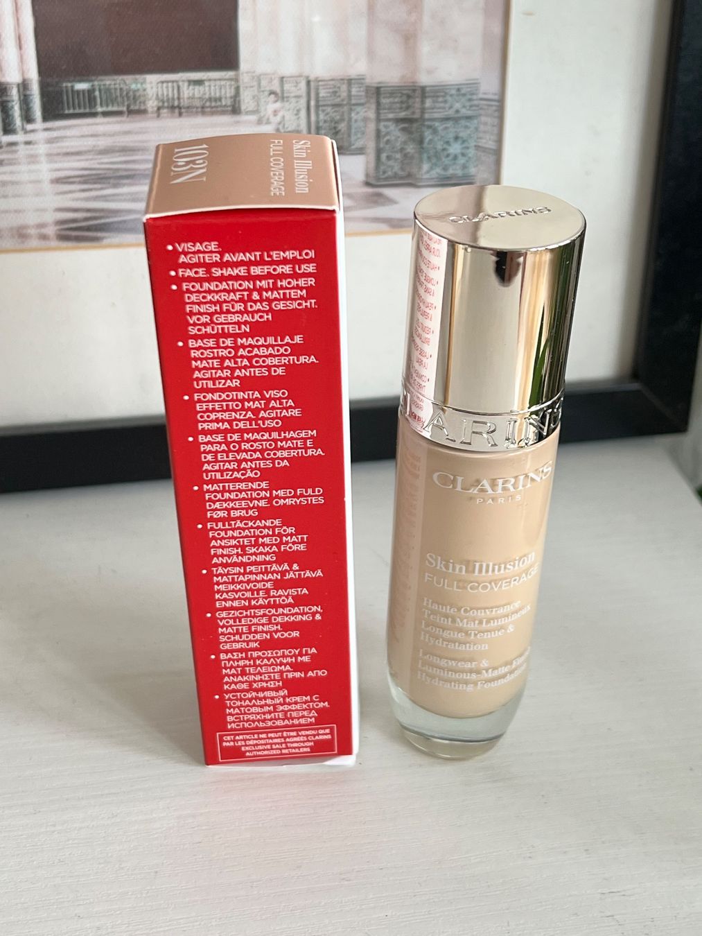 Clarins Make-up: Clarins Skin Illusion Full Coverage Foundation 103N – Gebraucht aus Effretikon von YaMn 4