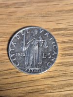 Vatikan - 5 Lire 1952 - selten! - ab Fr. 1.--!