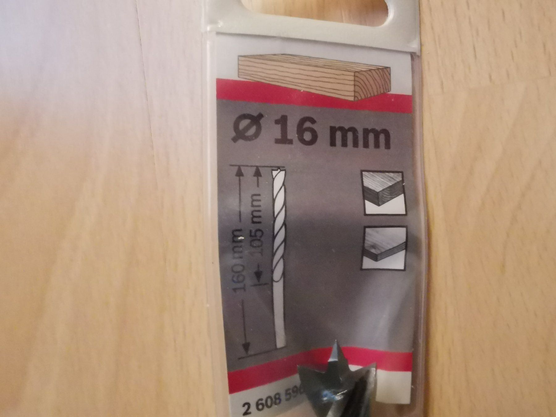 Bosch Tutti gli attrezzi: Bosch Holzspiralbohrer 16 mm – Nuovo e nell'imballaggio originale da Wolfhausen venduto da grenof 2