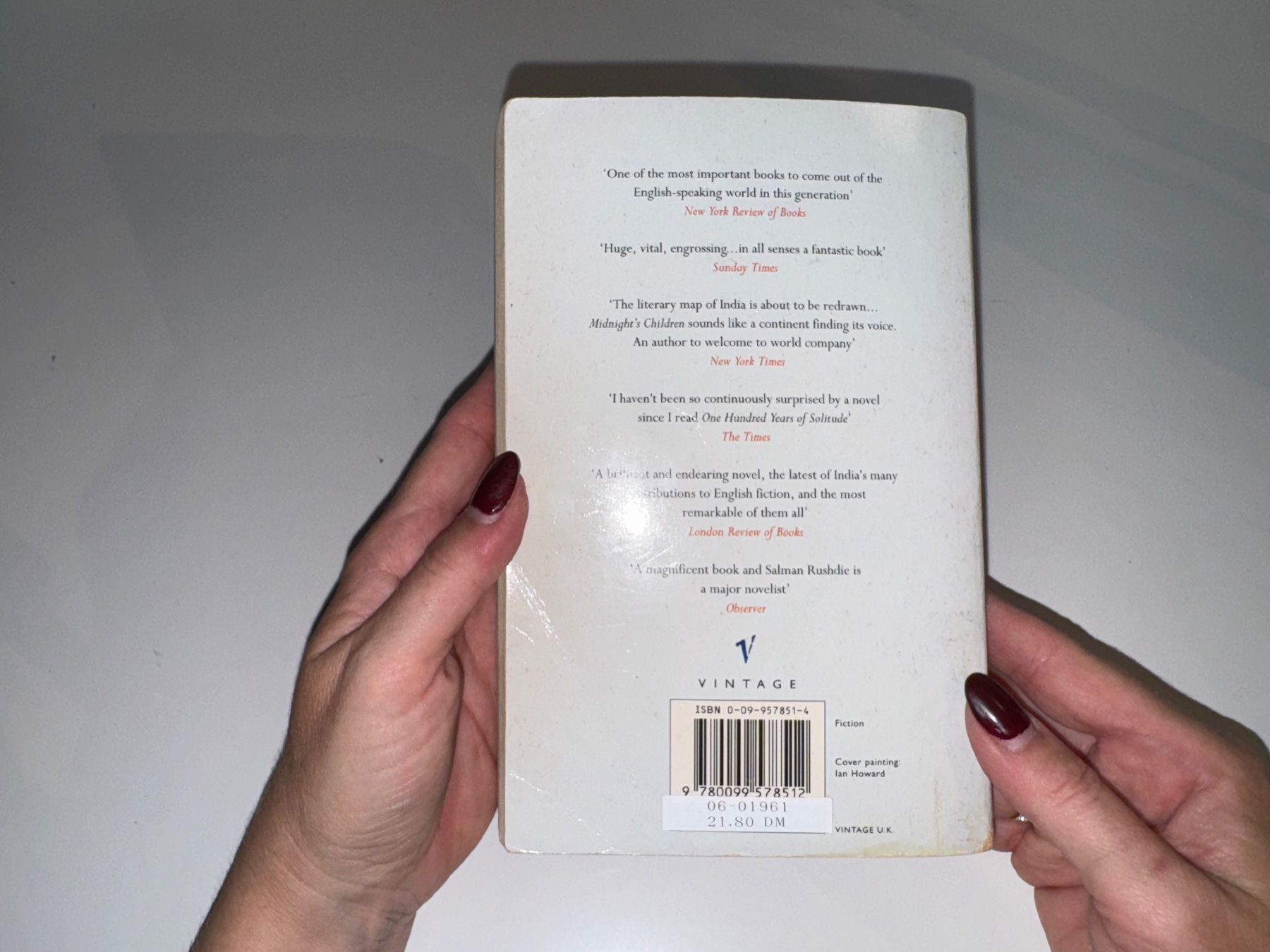 Bücher: NOVEL: Salman Rushdie, Midnight's children – Gebraucht aus Grosswangen von English_books 9