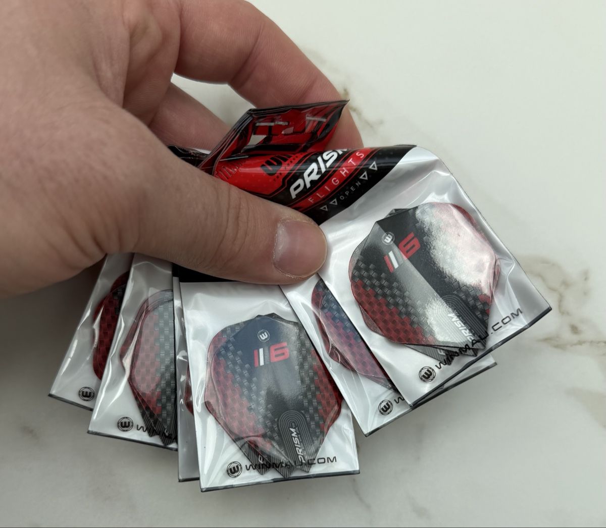 Freccette: Blade 6 Flights (11 Sets) – Nuovo e nell'imballaggio originale da Zürich venduto da Syossmen 1