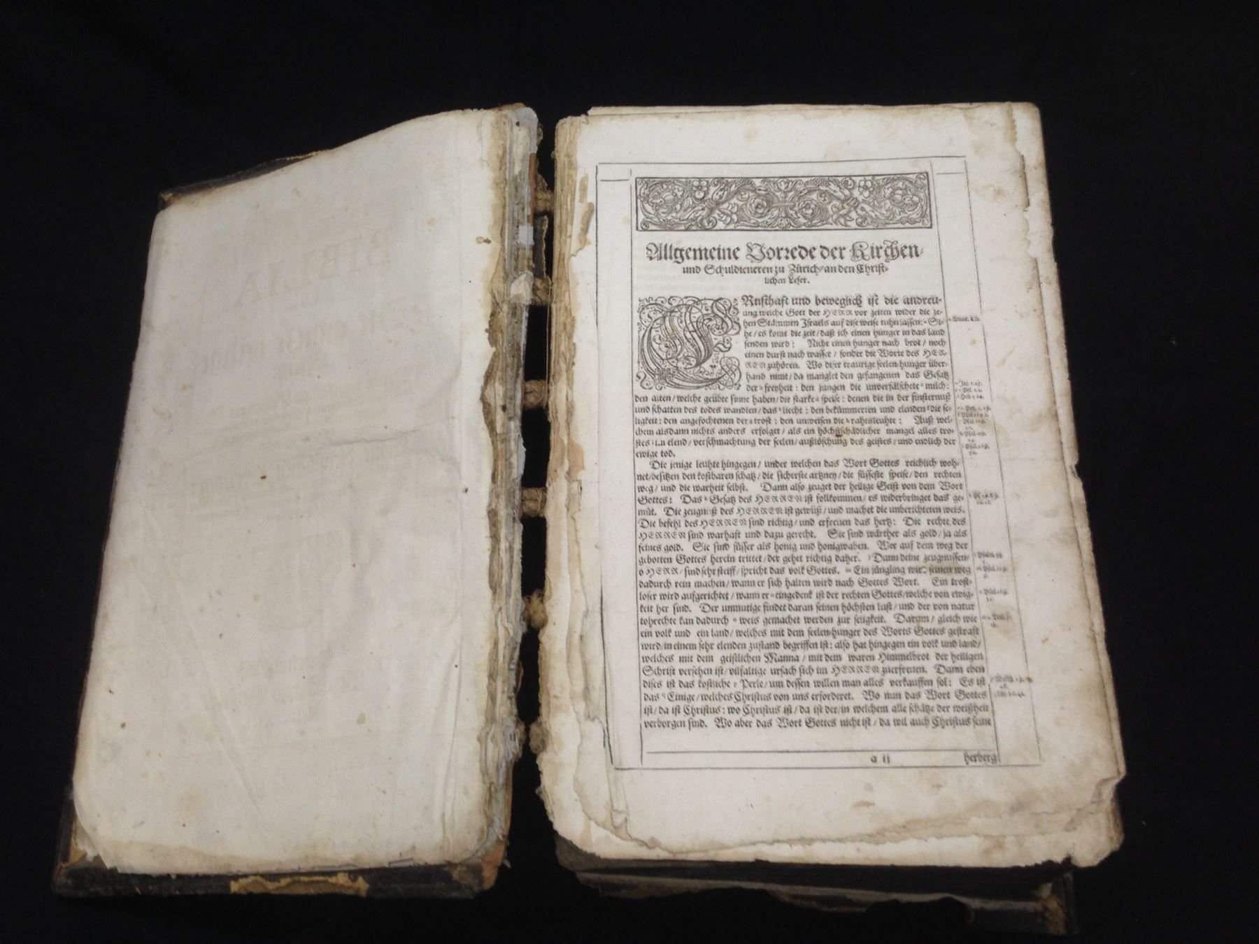 Libri: ANTIKE BIBEL / TESTAMENT AUS 1691 – Usato da Schaffhausen venduto da vintageville 3