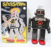 HH Roboter Smoking Space Man Robot B/O unbespielt 30cm