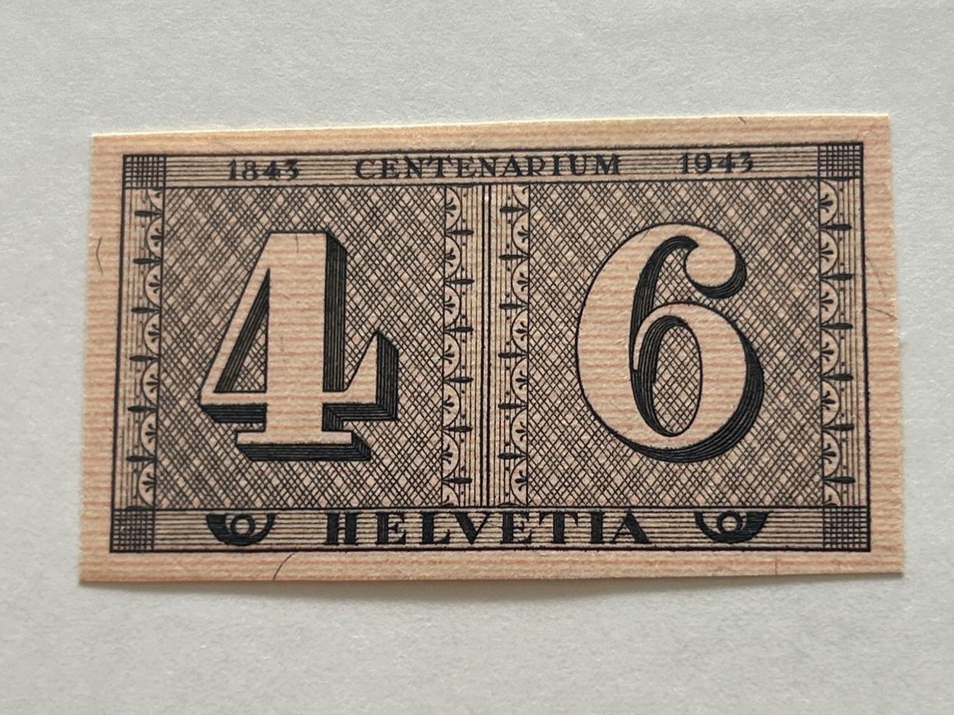 Alle Briefmarken: Briefmarke - Schweiz - Centenadium 1943 - postfrisch – Neu (gemäss Beschreibung) aus Villnachern von RicardoMary