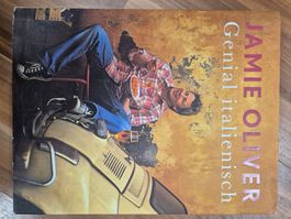 Jamie Oliver Kochbuch "Genial italienisch" Top Zustand K4