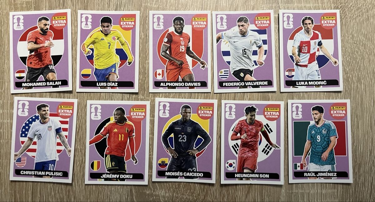 Panini Cartes à collectionner: Panini WM Sticker Set 10 Extra Sticker – Neuf (Voir description) à Stäfa par greety1981