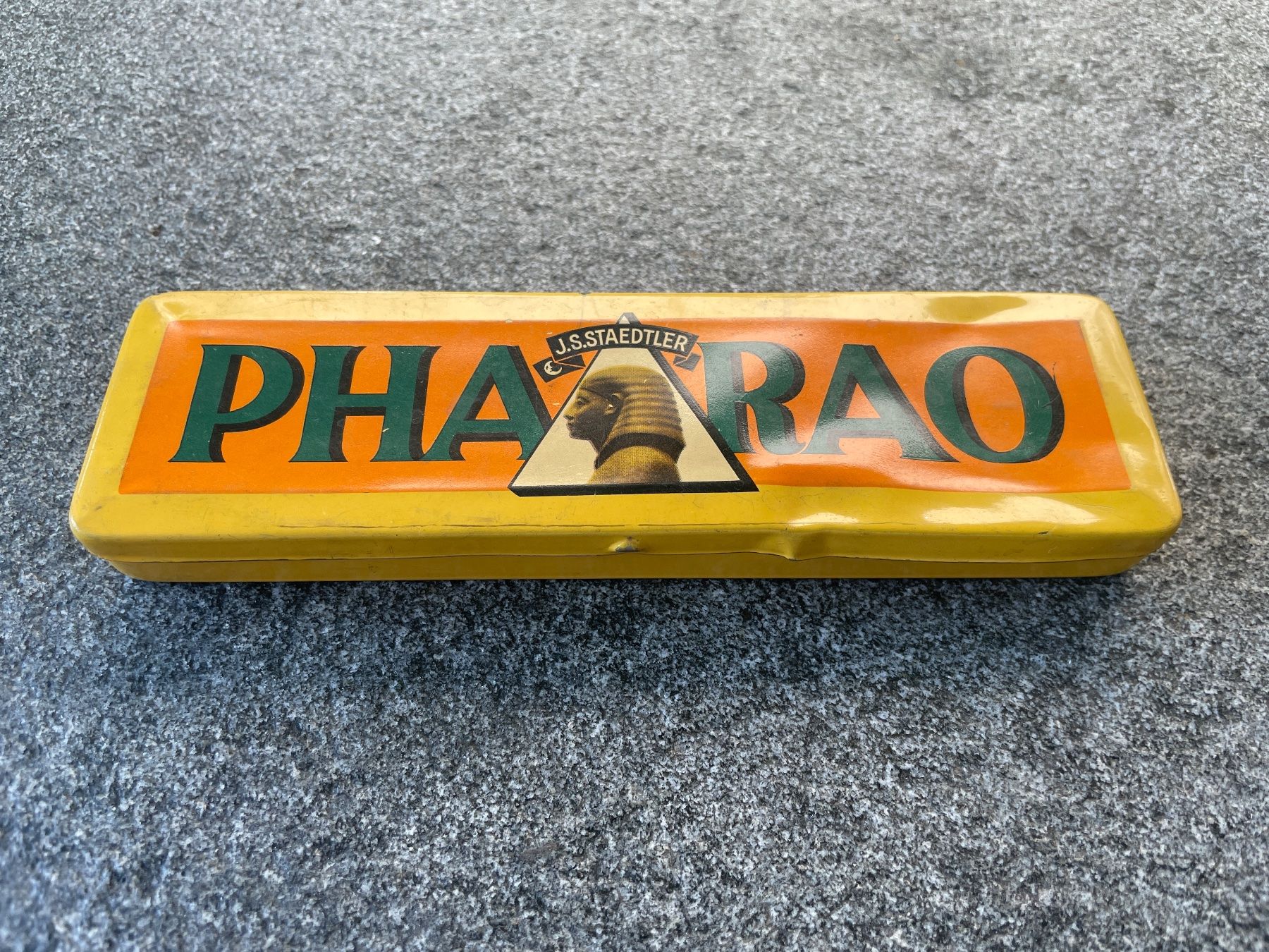 Barattoli: Farb- oder Bleistiftschachtel Pharao J.S. Staedtler – Usato da Winterthur venduto da cheerio97 1