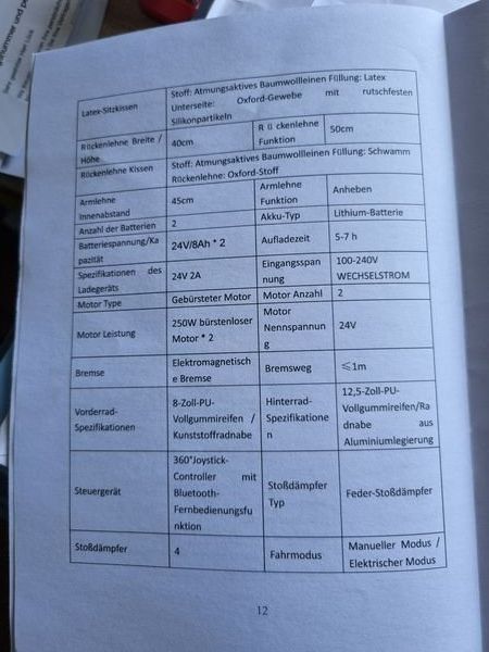 Sedie a rotelle: Aktion, elektrischer Rollstuhl, neu – Nuovo e nell'imballaggio originale da Vinelz venduto da AlexNetti007 5