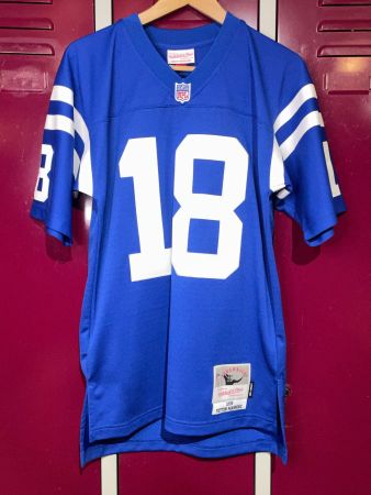 M& N INDIANAPOLIS COLTS "PEYTON MANNING" NFL JERSEY SZ: 36/S
