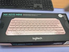 Logitech MX Keys Mini Tastatur neu Farbe Rosa