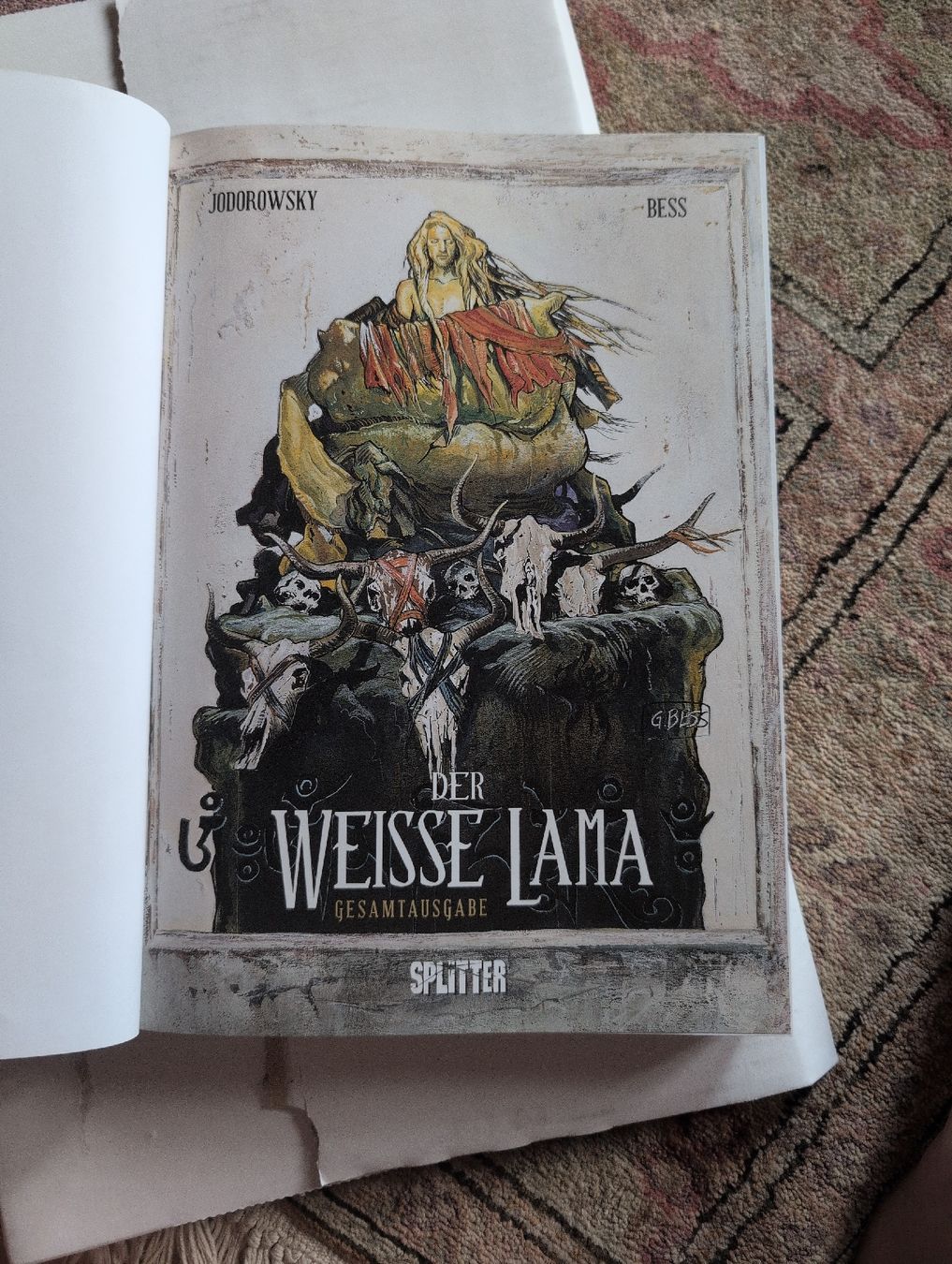 Fumetti: Jodorowsky, Bess - Der weisse Lama Gesamtausgabe – Usato da Lanzenhäusern venduto da Parabits 2