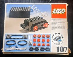 LEGO Set 107 4.5V Motor (1976) Komplett mit OVP & Anleitung