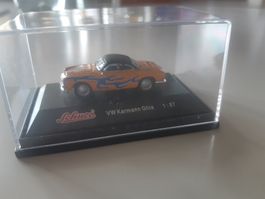 VW Karmann Ghia flammable, Schuco 1:87