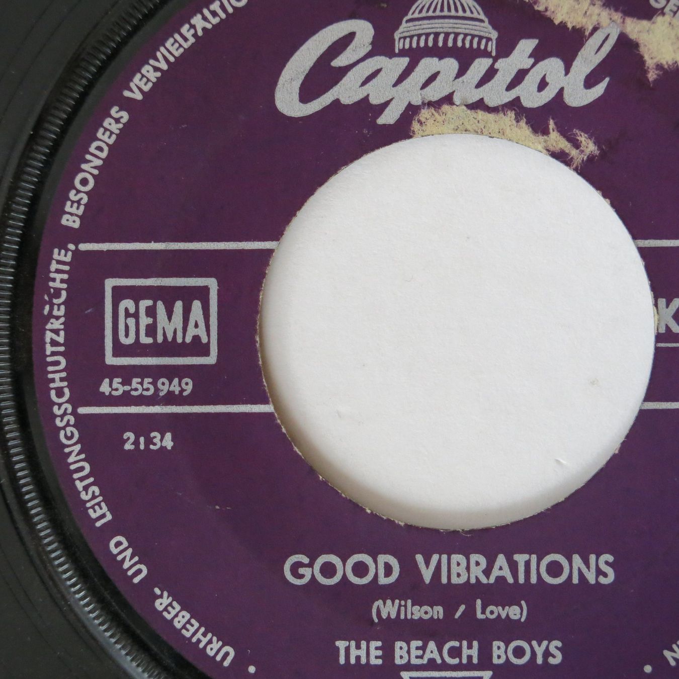 Dischi in vinile: Vinyl-Single 7" The Beach Boys – Usato da Bözen venduto da Keramik22 5