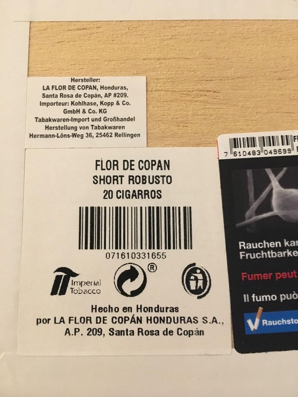 Zigarren: Flor de Copan Short Robusto – Neu und originalverpackt aus Neuwilen von Geniesser100 2