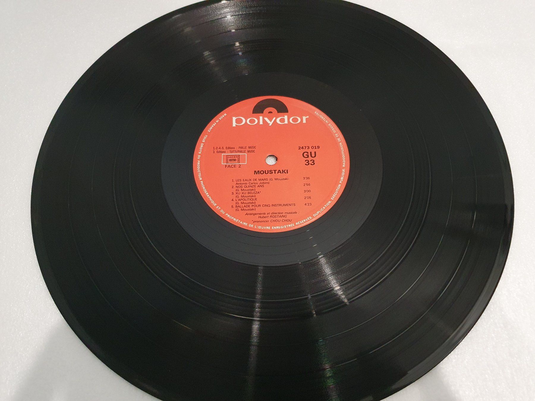 Dischi in vinile: Moustaki – Moustaki (Déclaration) – Usato da Uster venduto da Vinyl-Leidenschaft 5