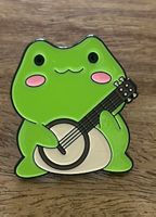 Pin Frosch Banjo