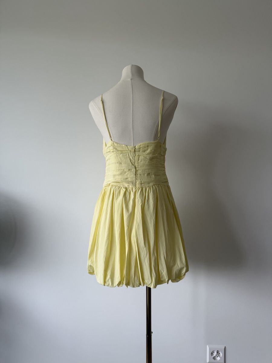 Mango Robes: Mango yellow mini dress size M new with tags – Neuf (Voir description) à Genève par nba_l98n 3