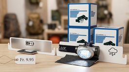 1 x LED Kopflampe Kopfleuchte 35 Lumen NEU & OVP