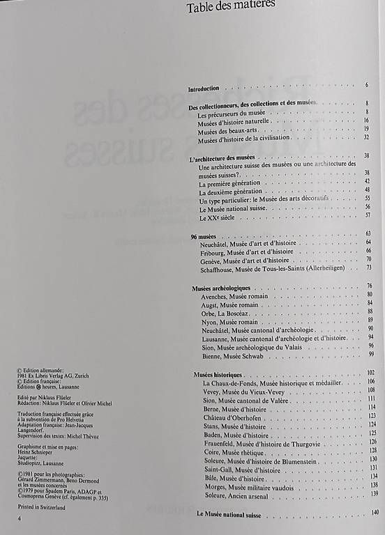 Libri: Richesses des musées Suisses – Usato da Adliswil venduto da Heimite 2