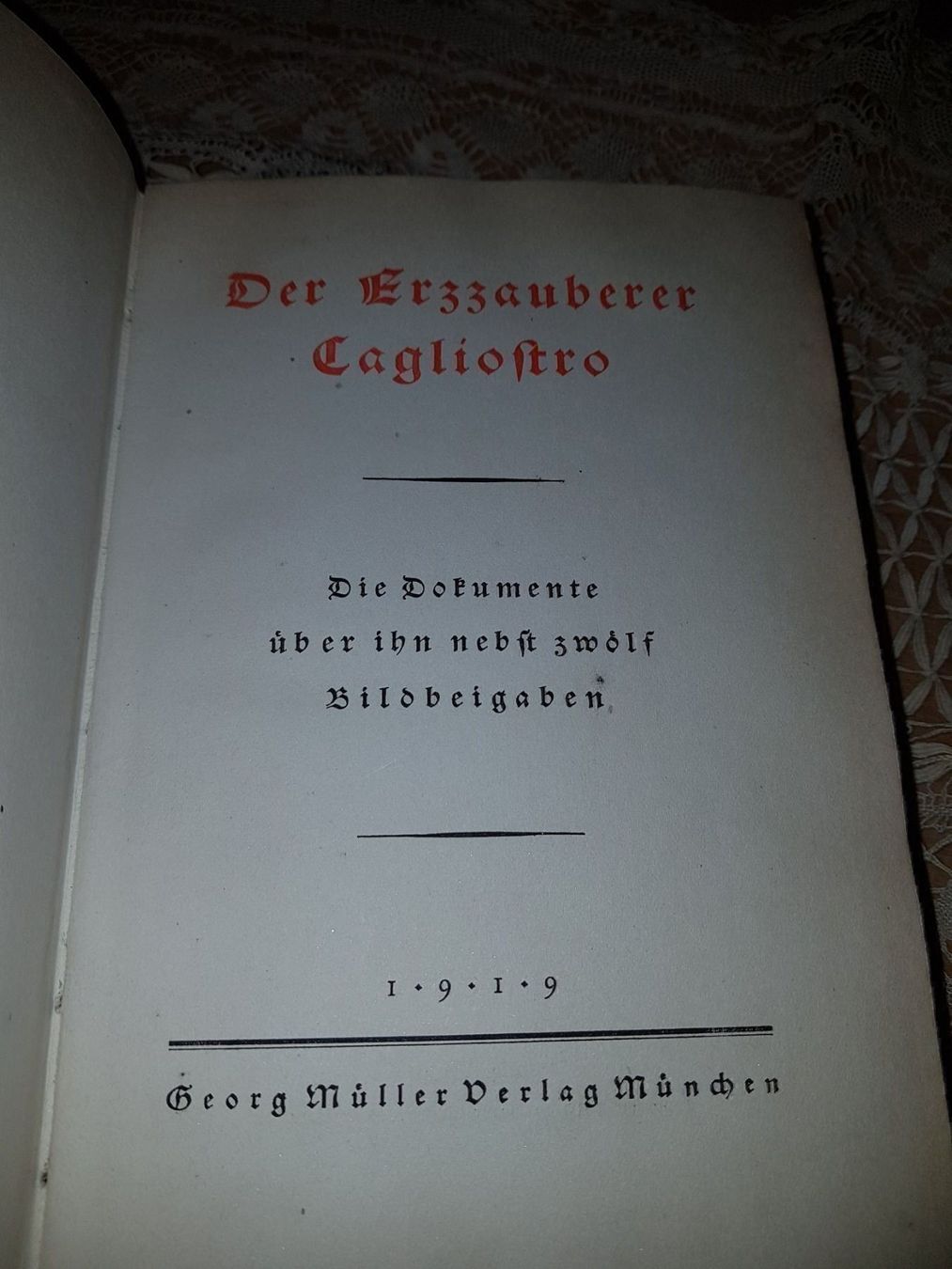 Libri: DER ERZZAUBERER CAGLIOSTRO – Usato da zürich venduto da gabab 6
