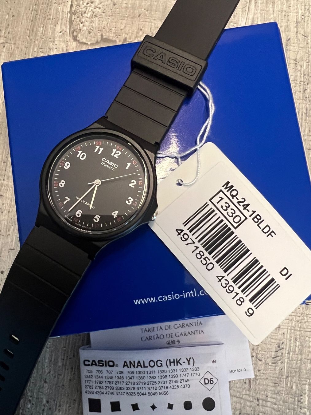 Casio Orologi: Casio Armbanduhren MQ-24-1BLDF – Nuovo e nell'imballaggio originale da Adlikon b.Regensdf venduto da GPITIME 2