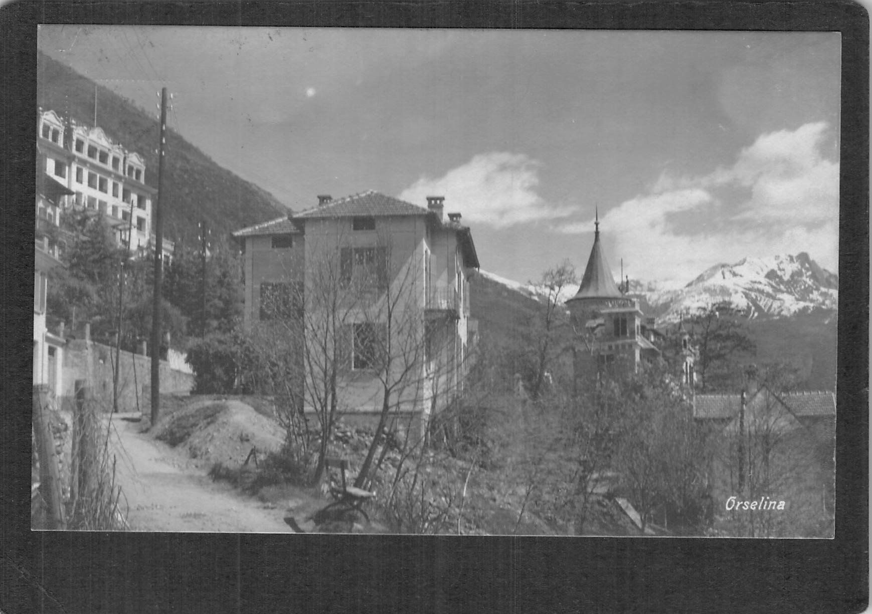 Cartoline postali: #Orselina TI , gel. 1920 – Usato da Reichenburg venduto da Pipo-67