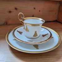 Versand möglich! De Sevres steht drauf, Biene, Tasse, Teller