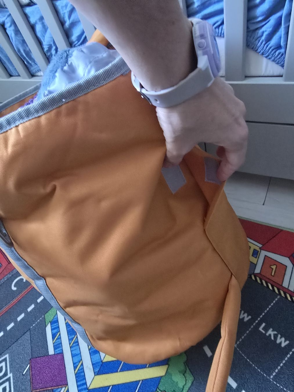 Kindertaschen: Panier de rangement enfant tigre orange  – Gebraucht aus Founex von Vivi.dressing 3