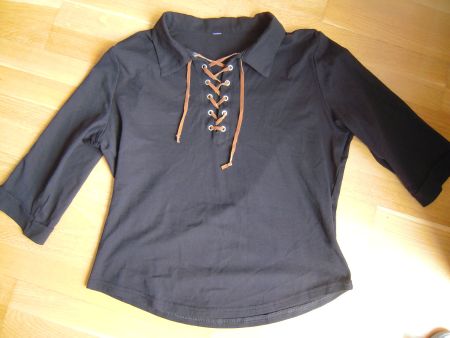 Schwarzes Shirt Gr XS