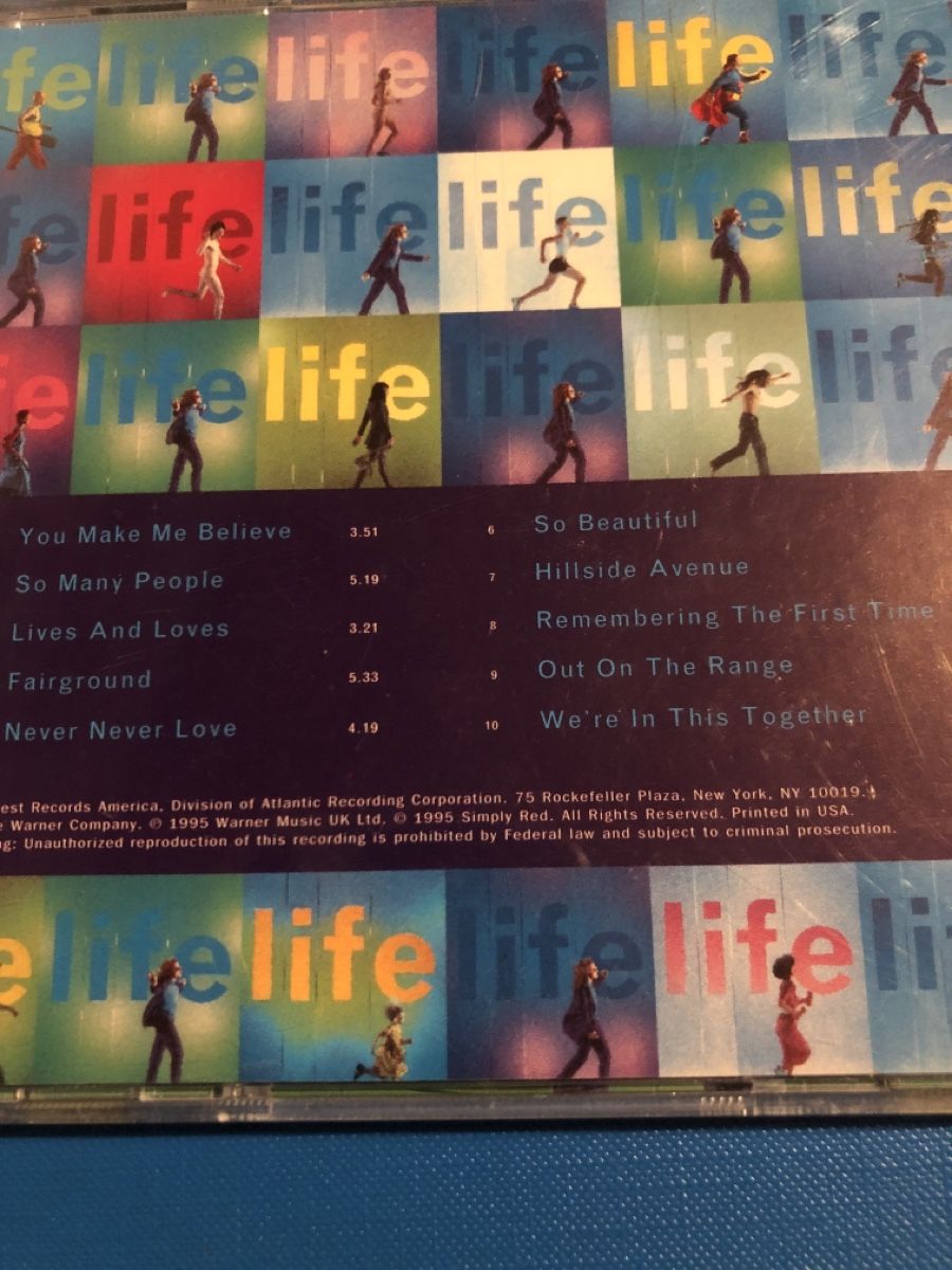 CD: Simply Red - Life (CD) – Usato da Flaach venduto da rubo7 2