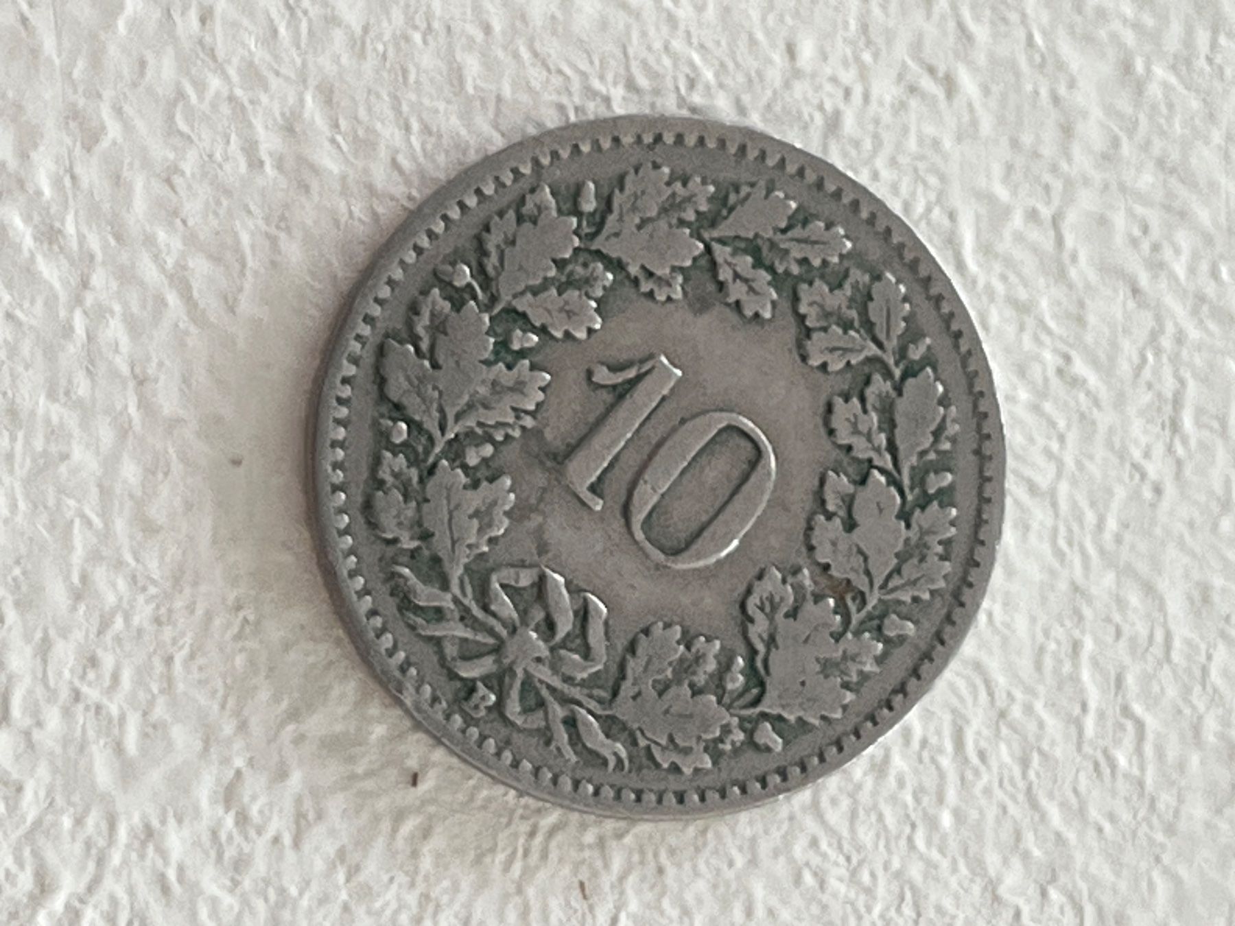 Alle Münzen: Schweiz 10 Rappen 1909 – Gebraucht aus Chiasso von AzenYa 1