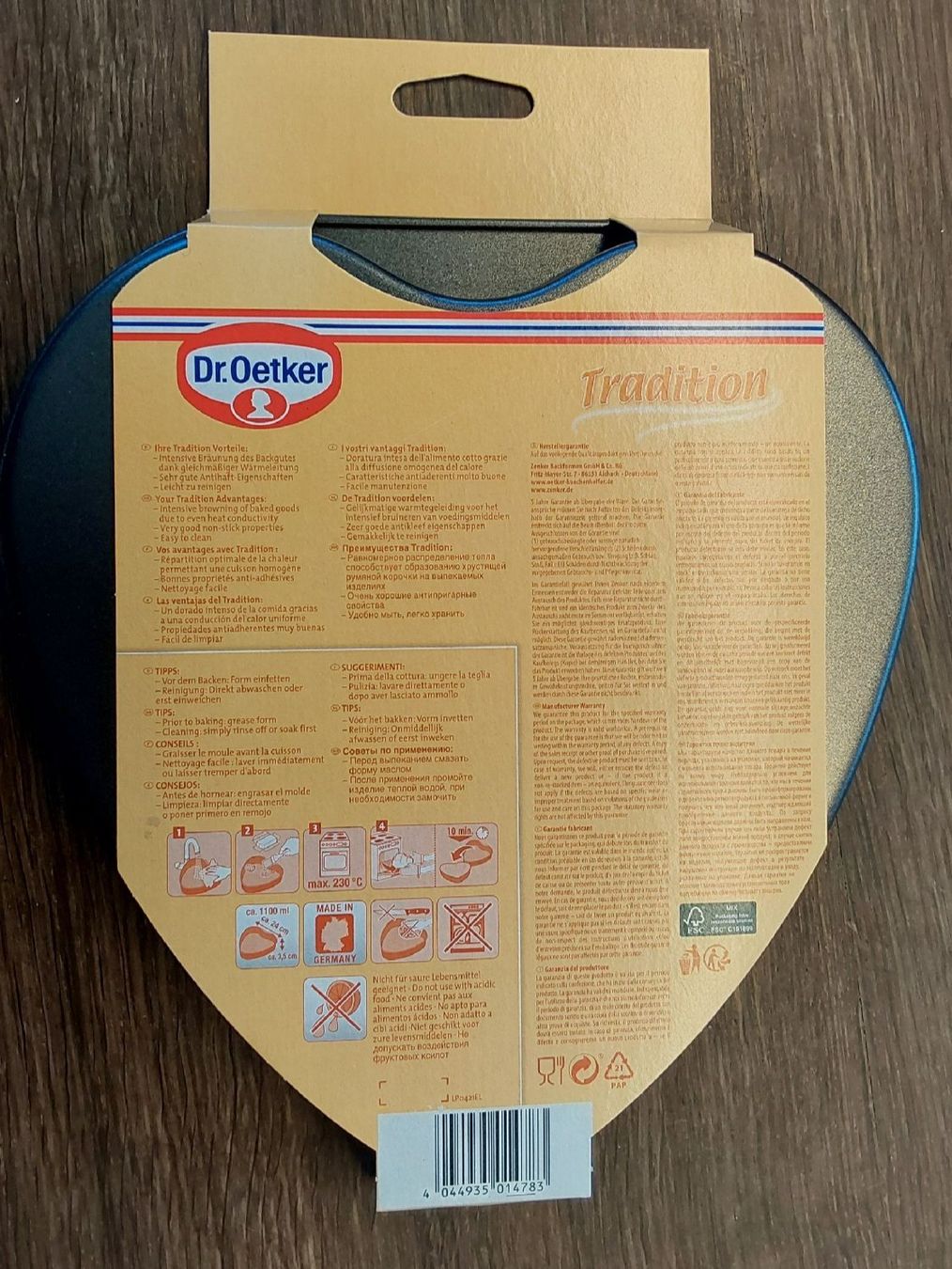 Teglie da forno: Kuchenblech Herzform Dr. Oetker neu – Nuovo e nell'imballaggio originale da Köniz venduto da scopello12 1