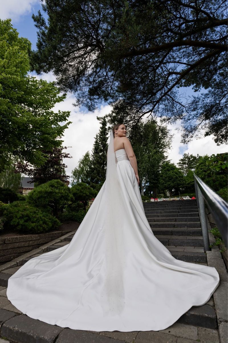 Vestiti: Brautkleid/Hochzeitskleid + gratis Schleier – Nuovo (secondo la descrizione) da Grenchen venduto da BajnokReka 6