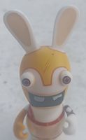 Sammlerstück: Verrücktes Hase Superheld Figur aus PVC